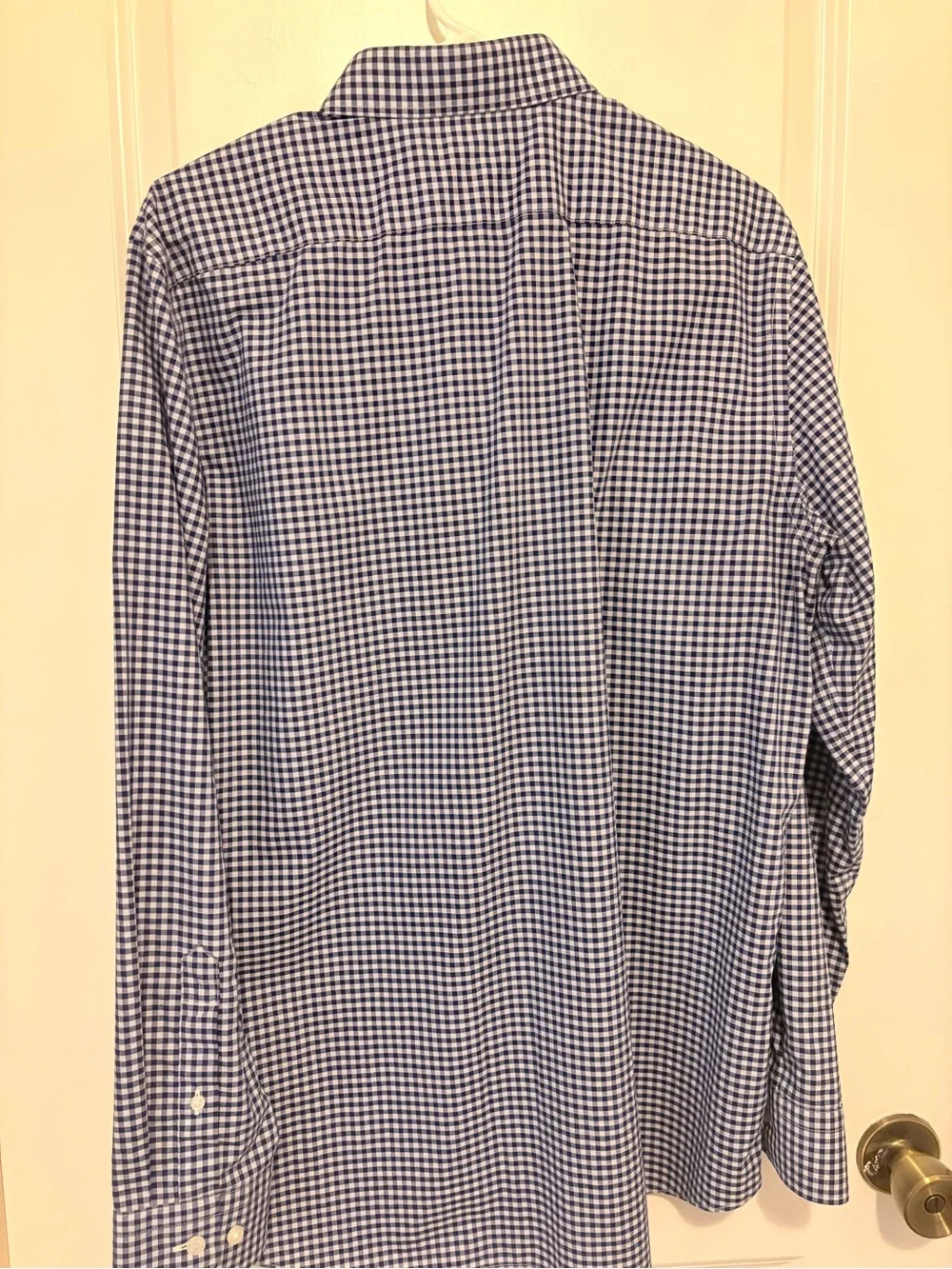 Banana Republic Blue Gingham Men's Button-Down Shirt